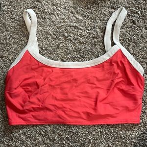 Aerie scoop long line bikini top